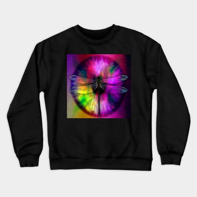 Inspirational Dragonfly Graphic Art Design face masks, Phone Cases, Apparel & Gifts Crewneck Sweatshirt by tamdevo1